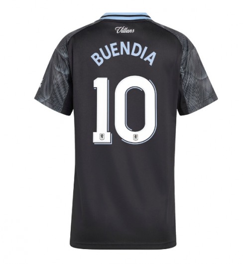 Aston Villa Emiliano Buendia #10 Bortedrakt Dame 2025-26 Korte ermer Aston Villa Emiliano Buendia #10 Bortedrakt Dame 2025-26 Korte ermer